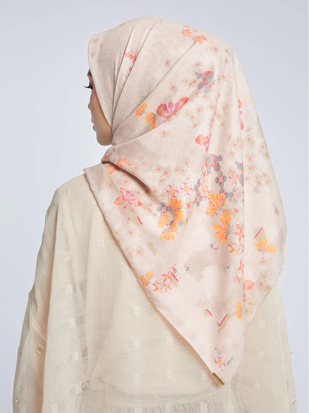 LAGUNA SIGNATURE SCARF LIGHT COCONUT