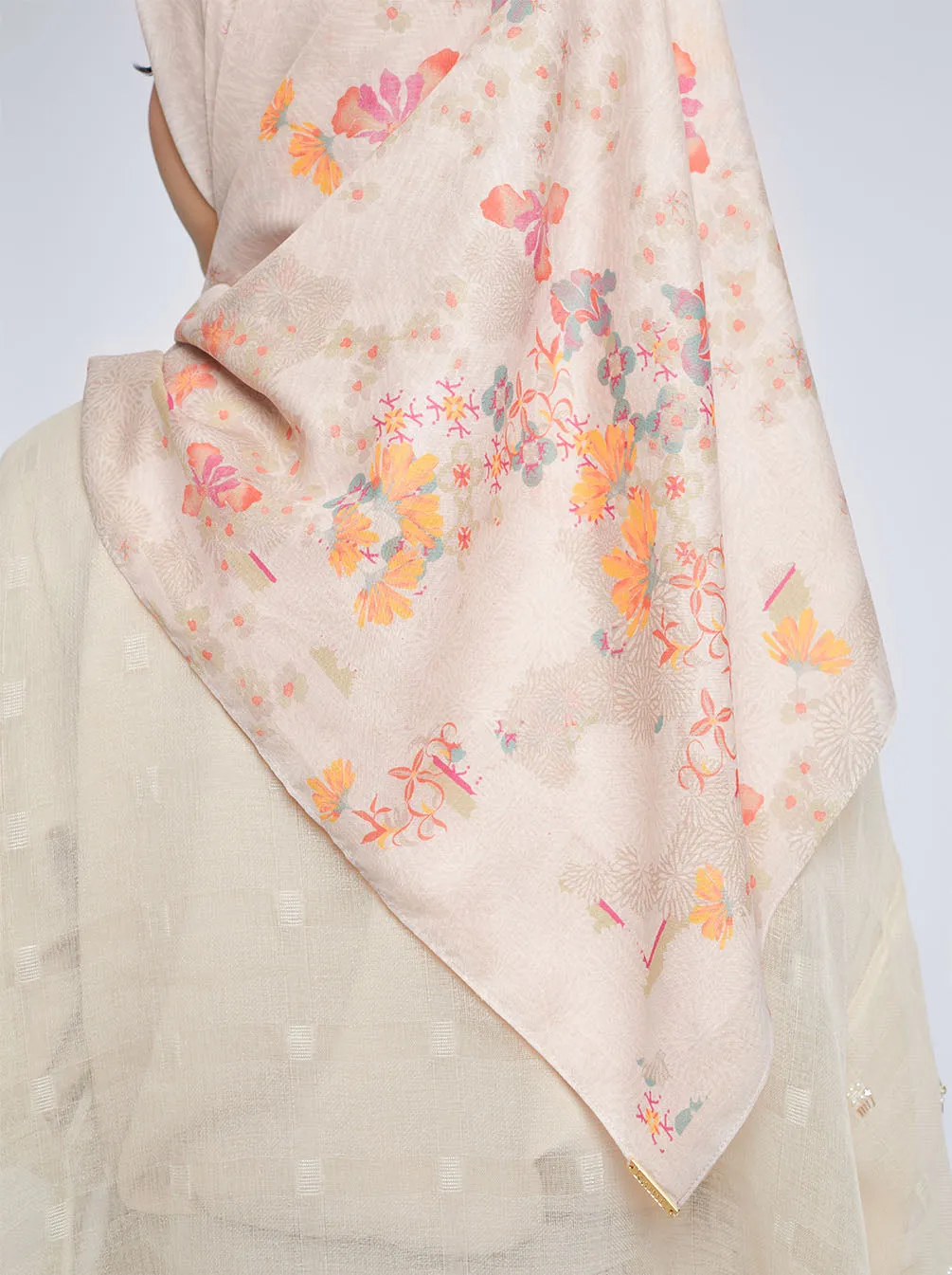 LAGUNA SIGNATURE SCARF LIGHT COCONUT