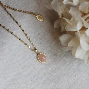 Little Nell Jewellery: Rose Quartz Necklace