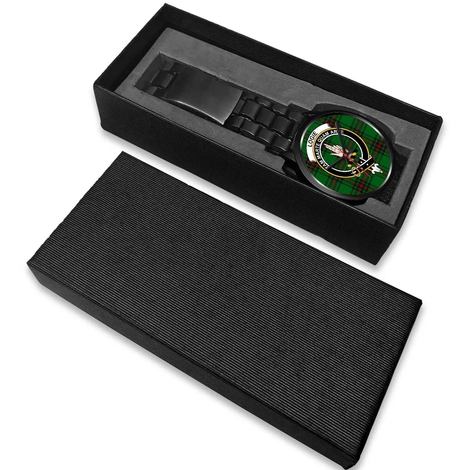 Logie Clan Badge Tartan Black Watch