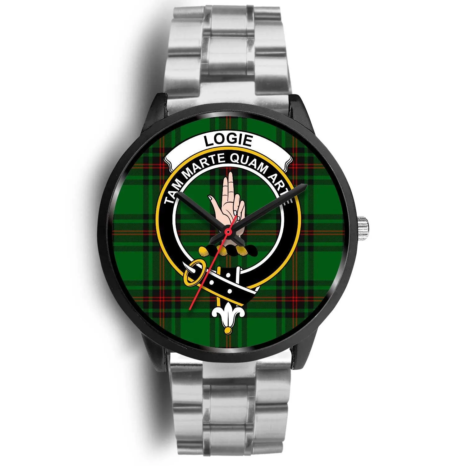 Logie Clan Badge Tartan Black Watch