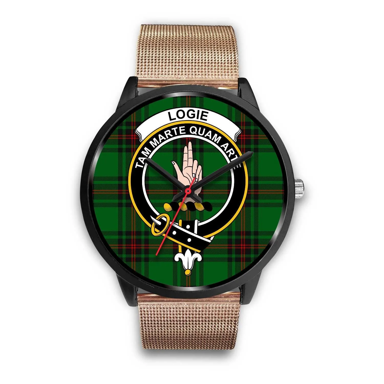 Logie Clan Badge Tartan Black Watch