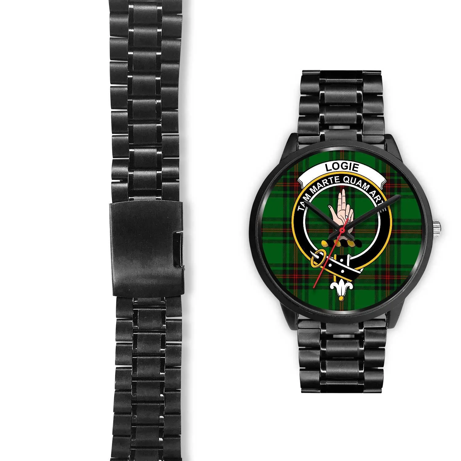 Logie Clan Badge Tartan Black Watch