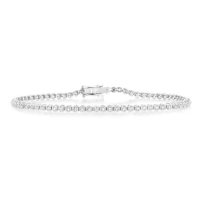 Luminesce Lab Grown 1/2 Carat Diamond Tennis Bracelet in Sterling Silver