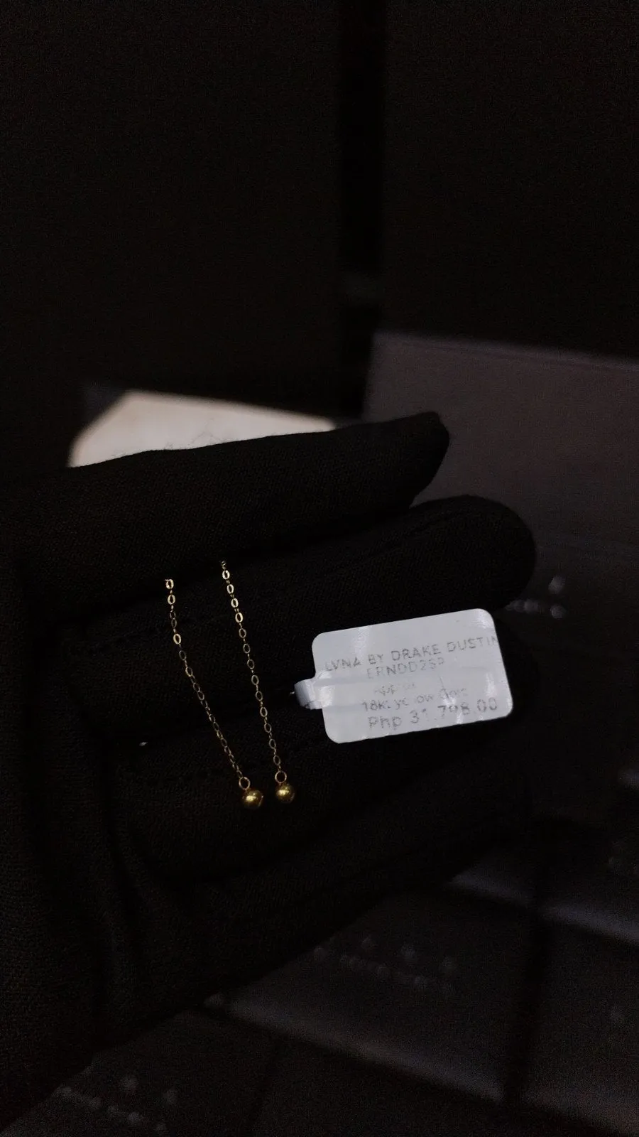 #LVNA2024 | Golden Ball Drop Dangling Earrings 18kt
