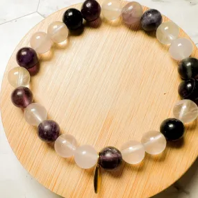 Mala: Fluorite Beaded Mala Bracelet