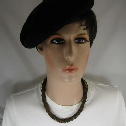 Man's Brown Rustic Gemstone Daring Necklace