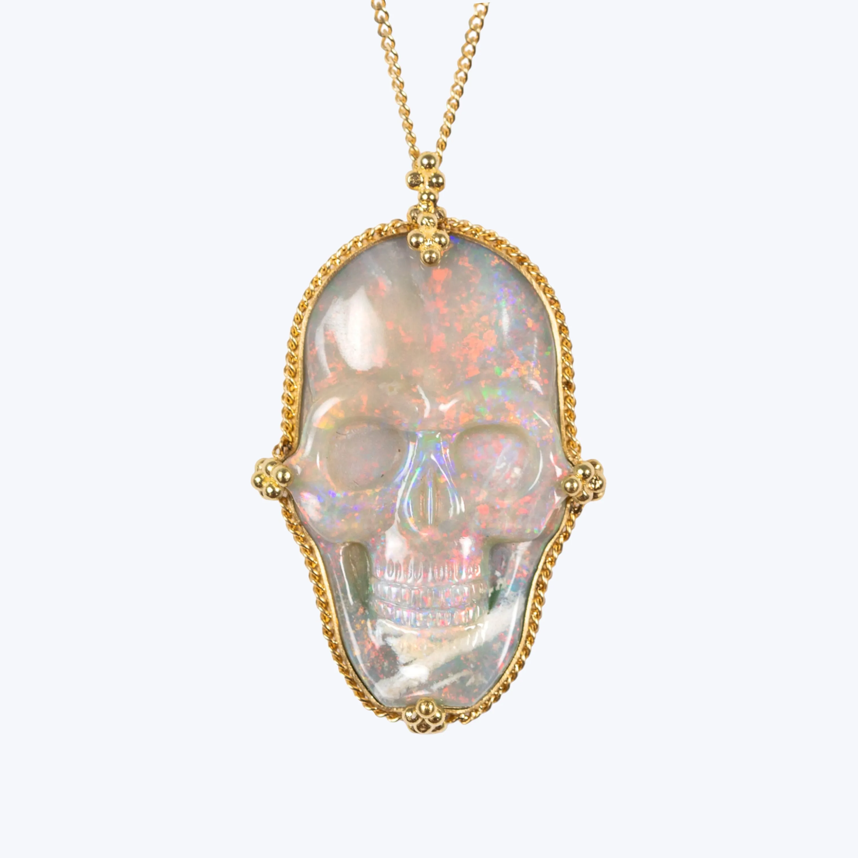 Medium Ethiopian Opal 18k One-of-a-Kind Necklace