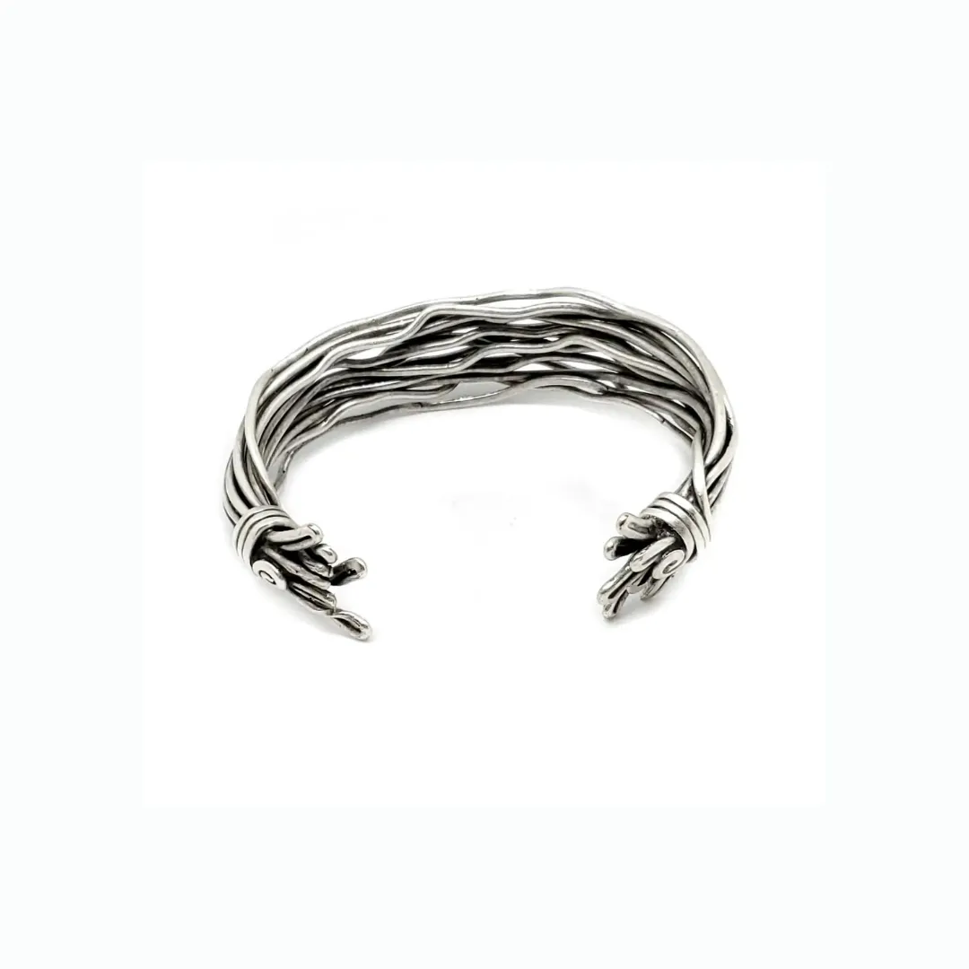 Men Pewter Bracelet - Unisex - Cuff