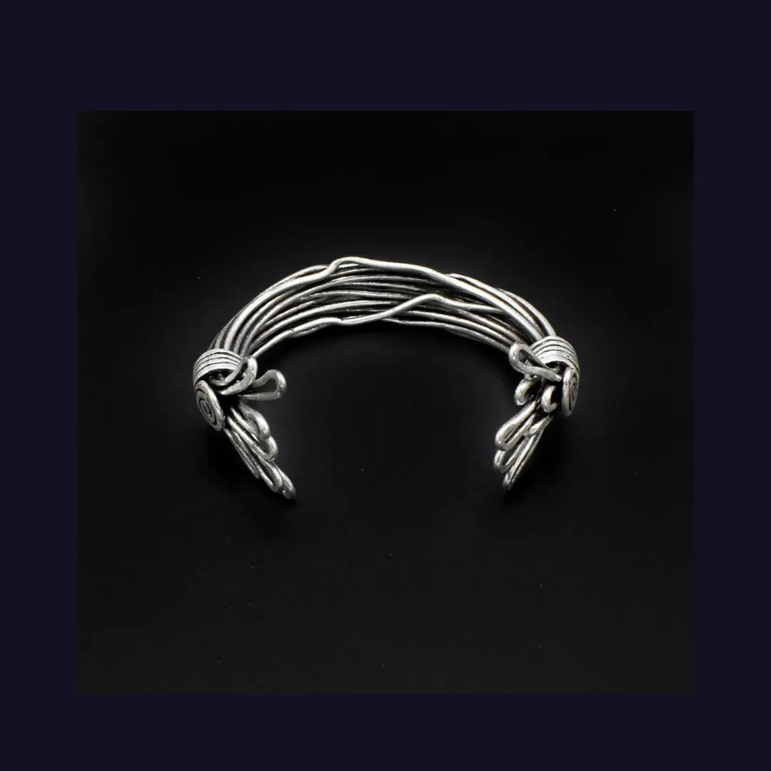 Men Pewter Bracelet - Unisex - Cuff