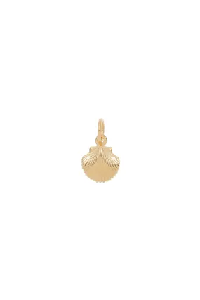 Mermaid Shell Pendant - Gold