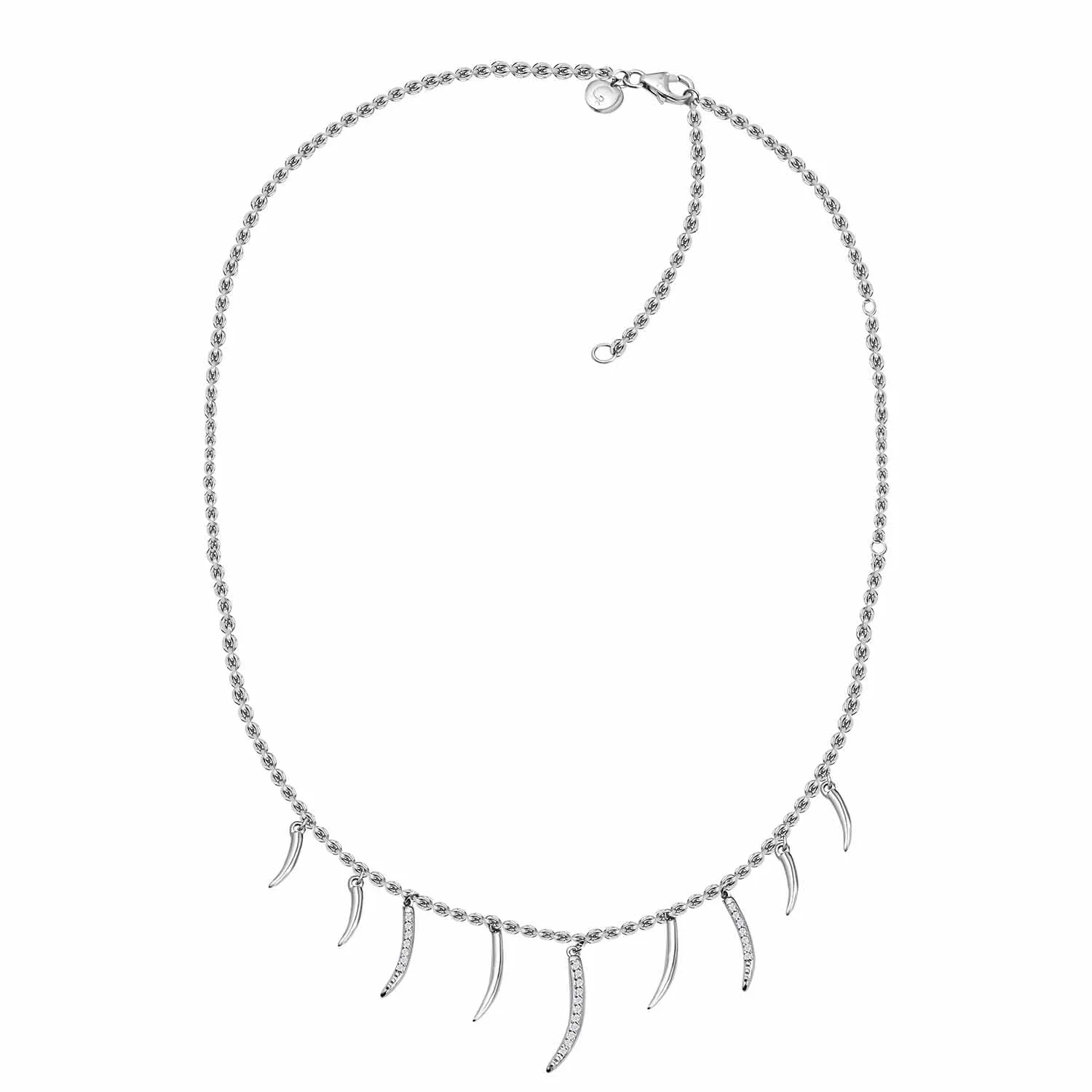 Molto Multi Diamond Strand Necklace