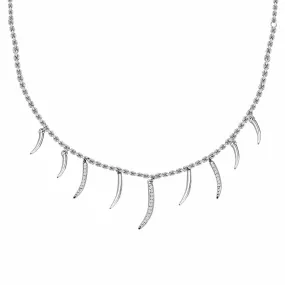 Molto Multi Diamond Strand Necklace