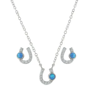 Montana Silver Lightfoot Horseshoe Jewelry Set