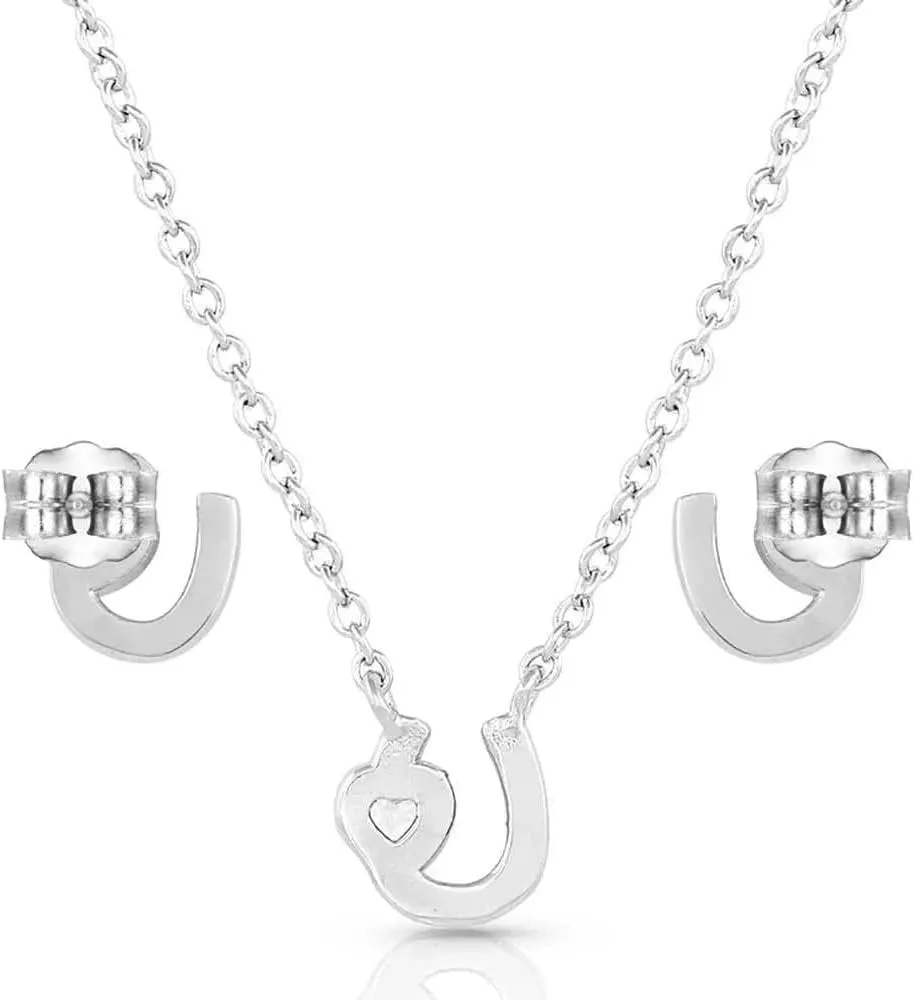 Montana Silversmiths Western Lifestyle Jewelry Set (Lucky in Love)