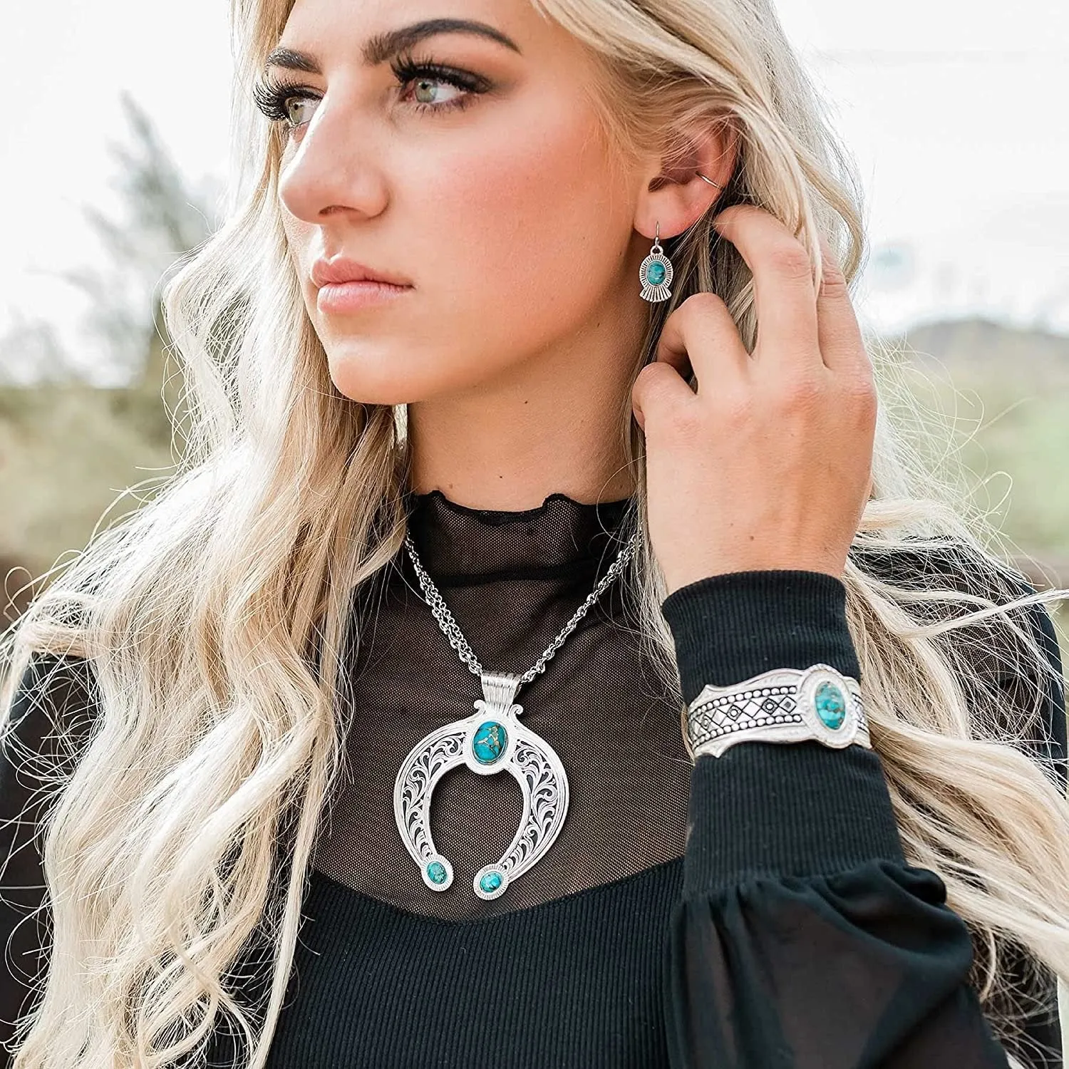 Montana Silversmiths Western Lifestyle Turquoise Necklace