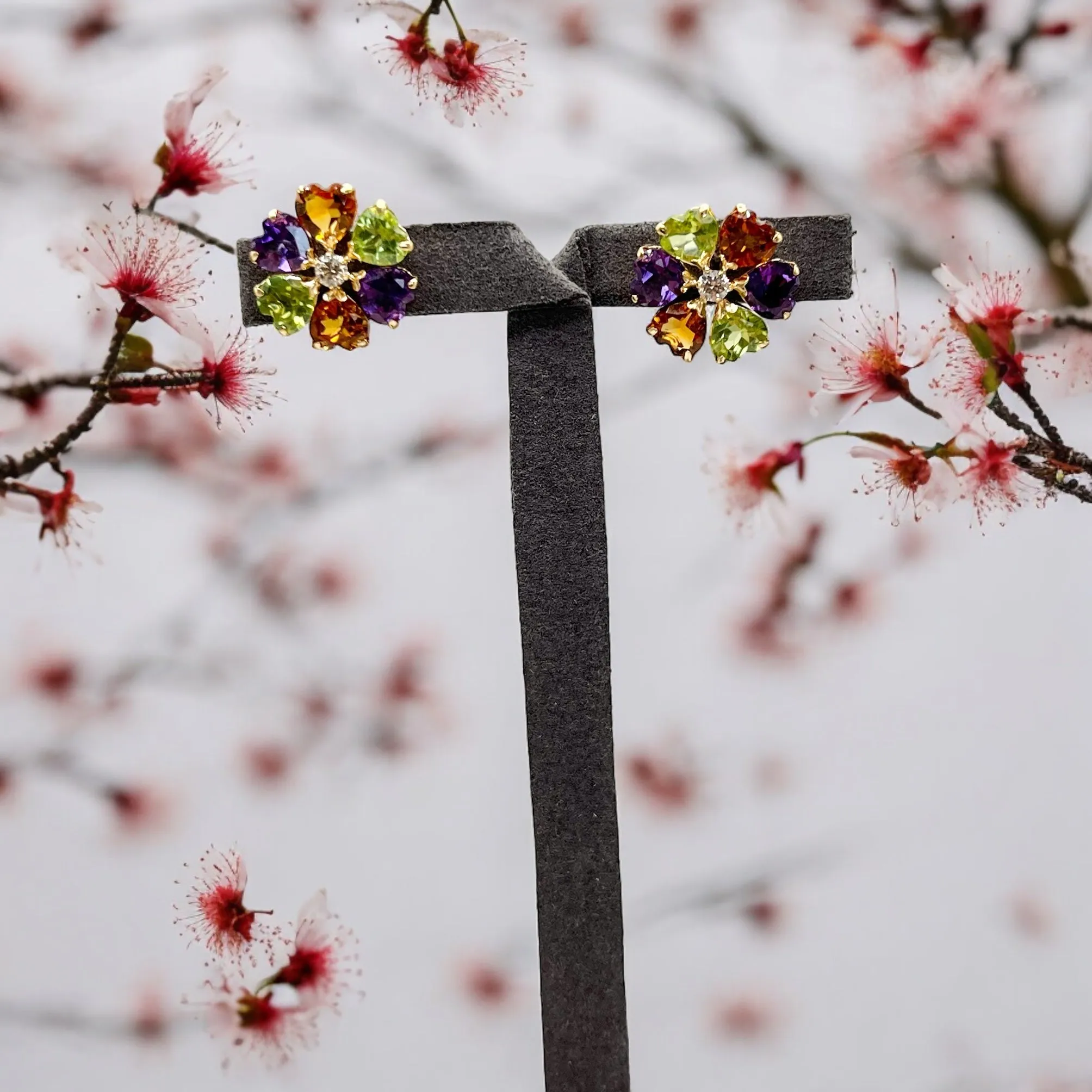 MULTI GEMS EARRINGS
