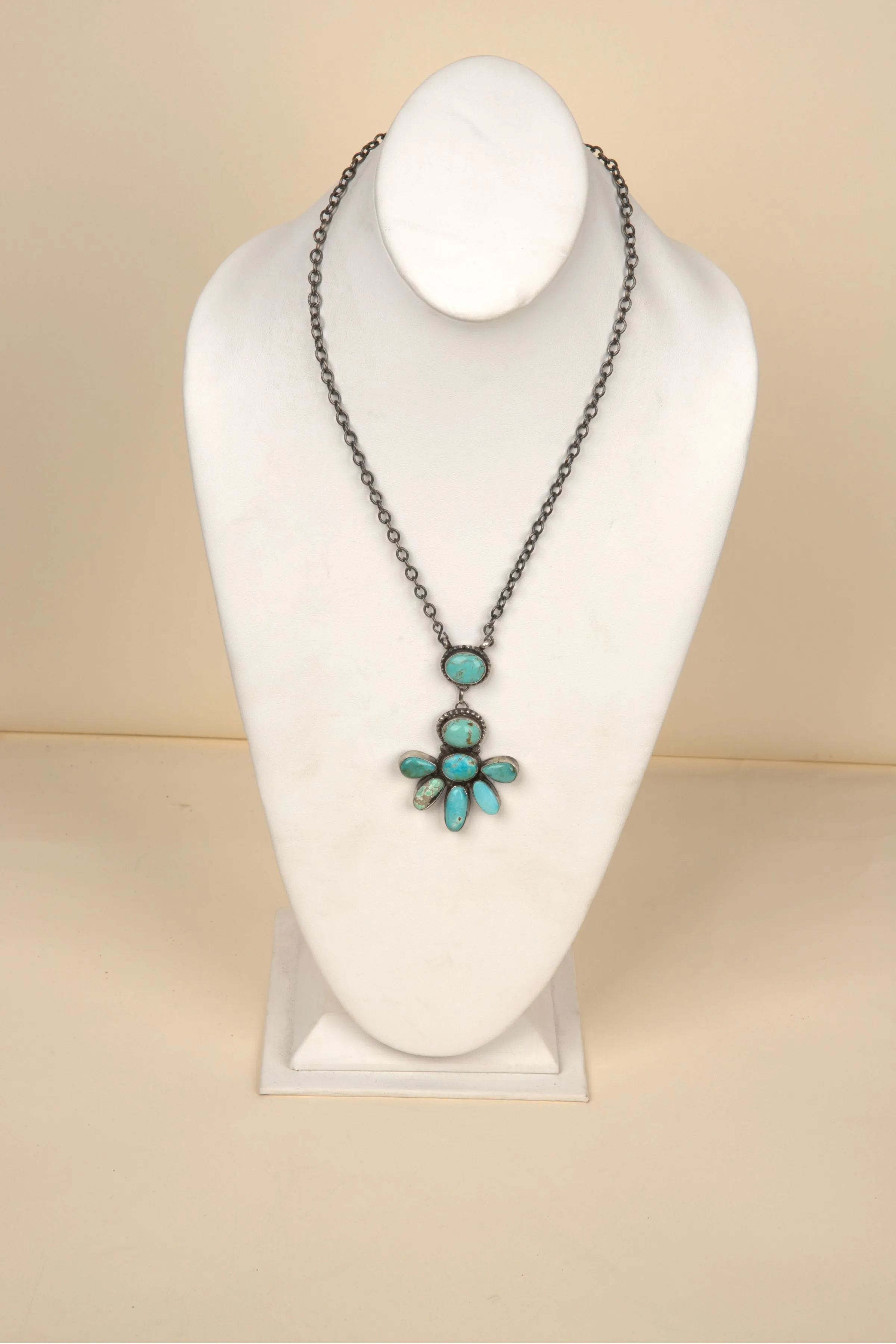 Navajo Handmade Multi Stone Necklace