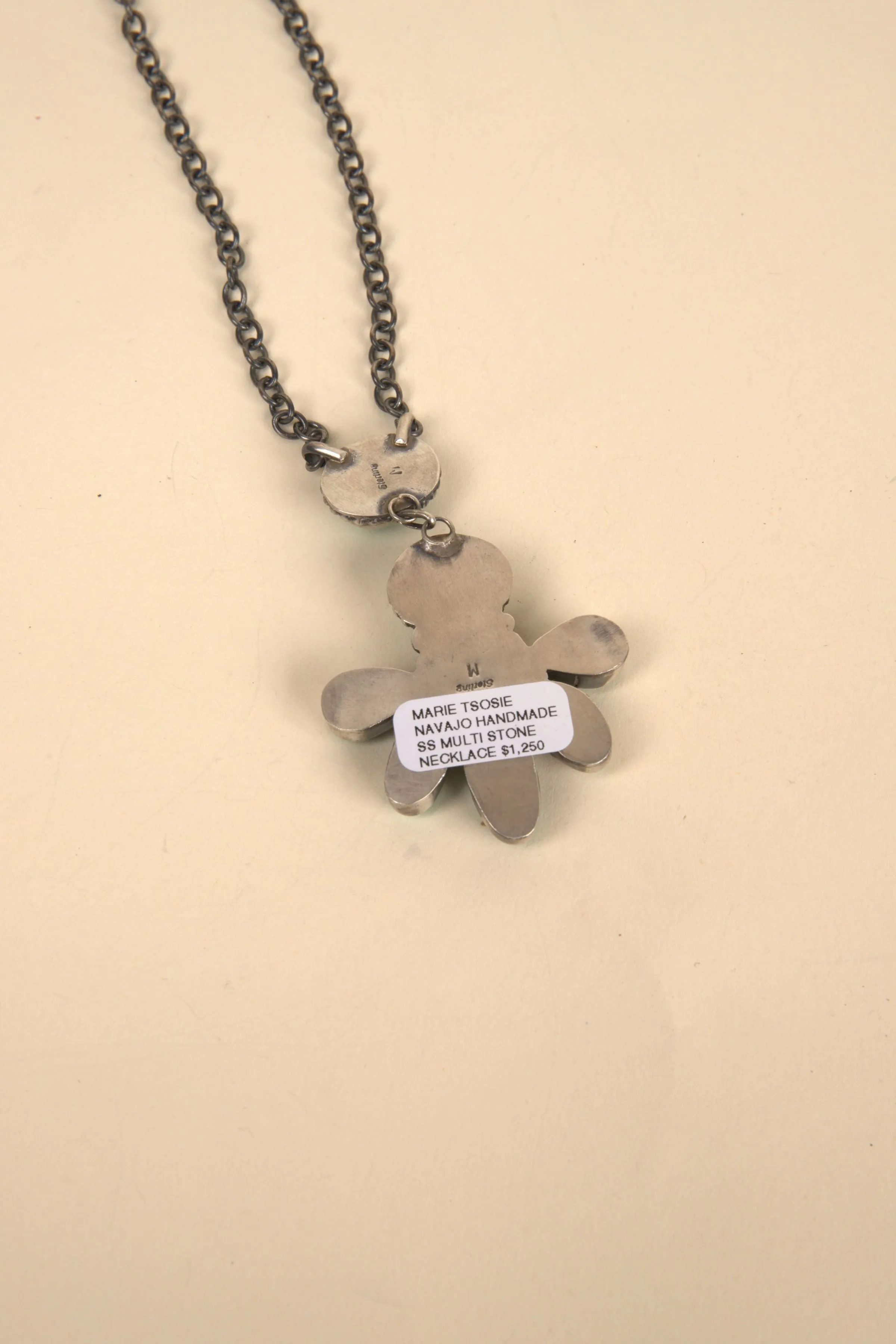 Navajo Handmade Multi Stone Necklace