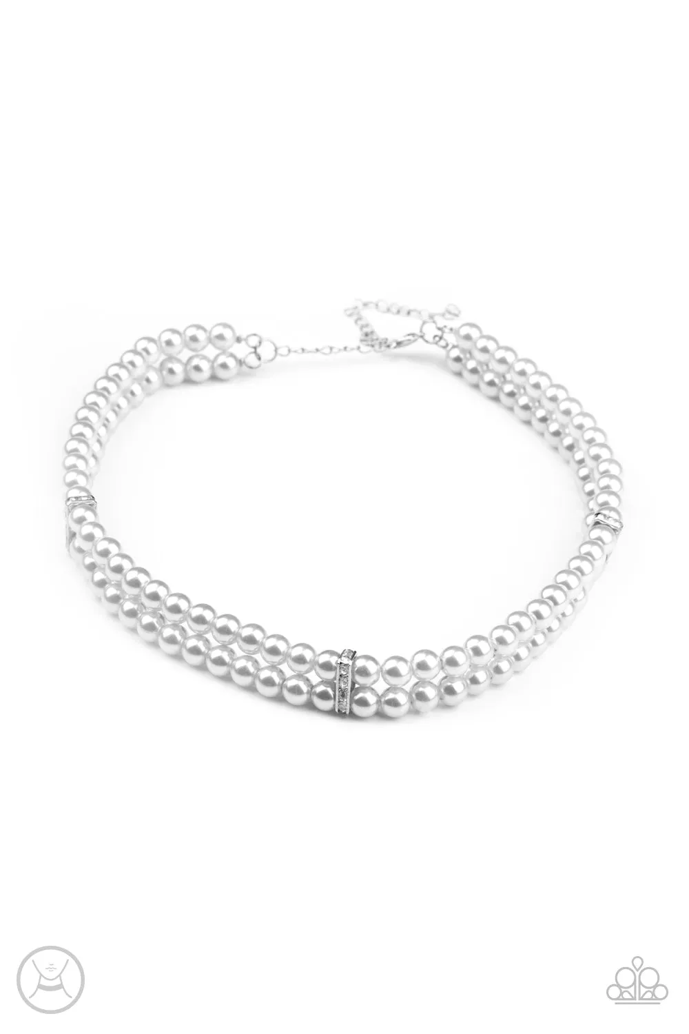 Necklace Put On Your Party Dress - Silver N247