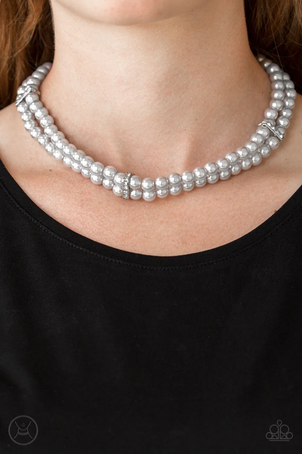 Necklace Put On Your Party Dress - Silver N247