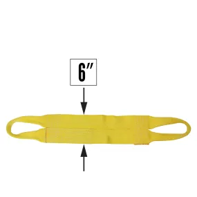 Nylon Lifting Sling - Continuous Eye Wide - 6" x  4' - 1-ply