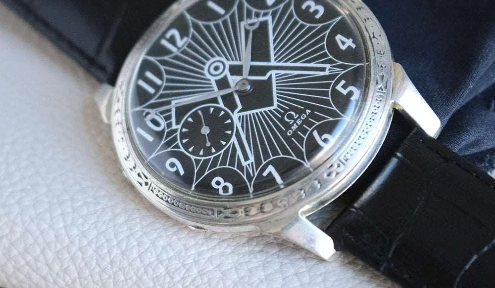Omega Pocket Watch  Custom Wristwatch Masonic Dial 1932