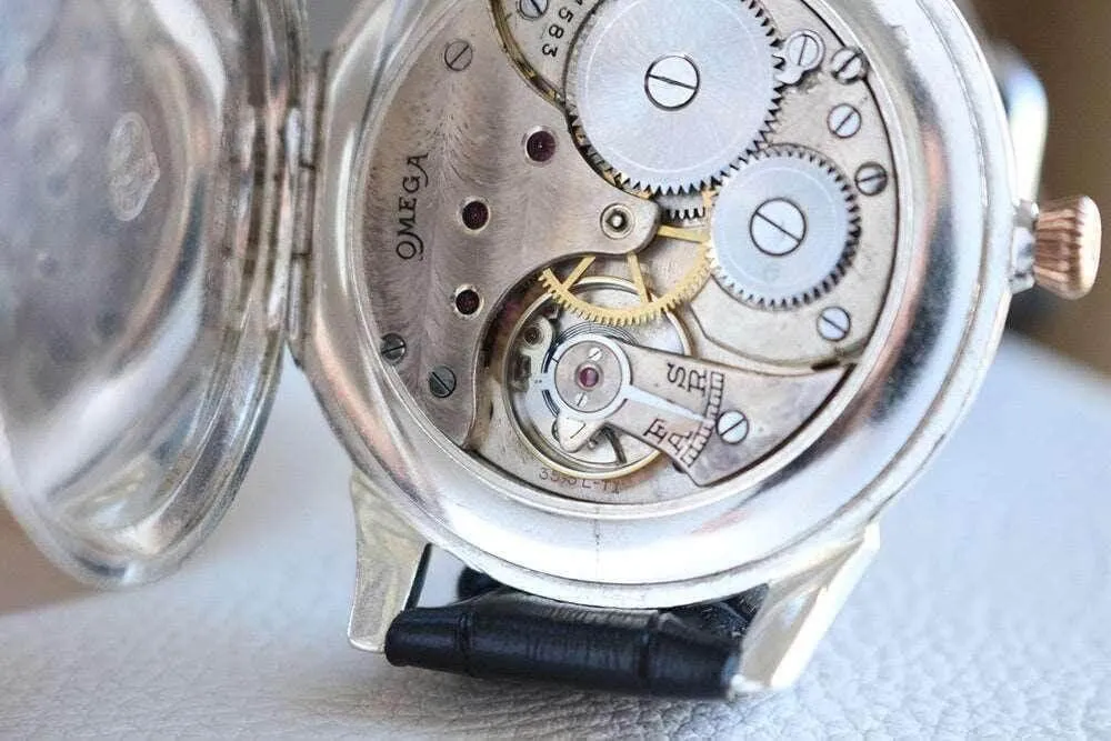 Omega Pocket Watch  Custom Wristwatch Masonic Dial 1932