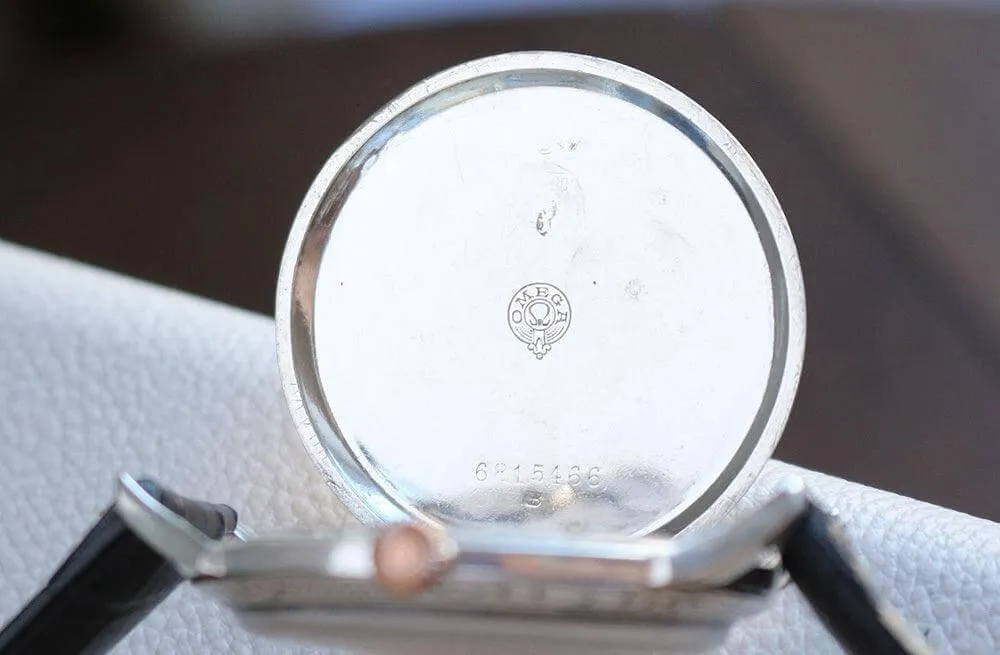 Omega Pocket Watch  Custom Wristwatch Masonic Dial 1932