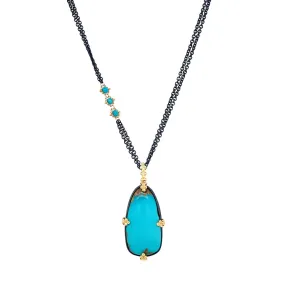 One-of-a-Kind Royston Turquoise Necklace - "Open Sea"