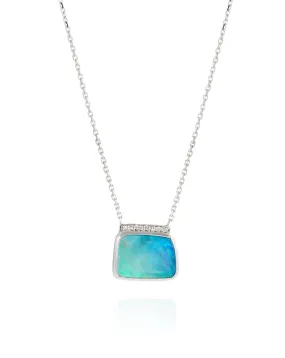 Opal Diamond Necklace