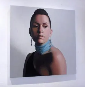 Patricia Rorie | Blue silk scarf