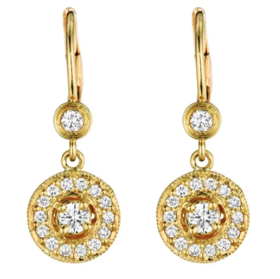 Penny Preville Classic Round Drop Earrings