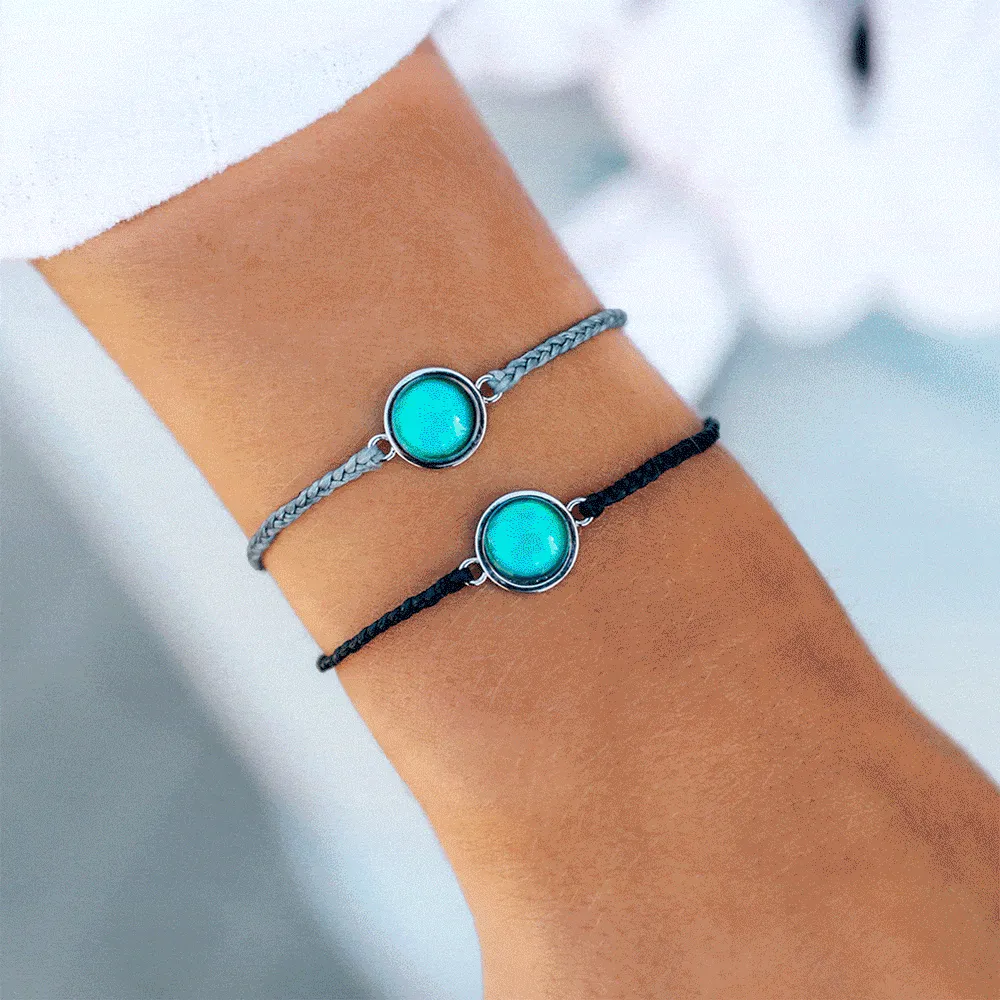Pura Vida Mood Charm Bracelet LIGHT PURPLE