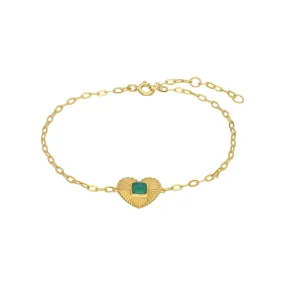 Queen of Hearts Chalcedon Armband