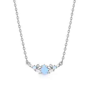 REFINED GRACE OPAL CRYSTAL NECKLACE