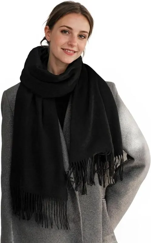 RIIQIICHY Ladies Scarves Pashmina Shawls and Wraps for Women Wedding Scarfs for Women Winter