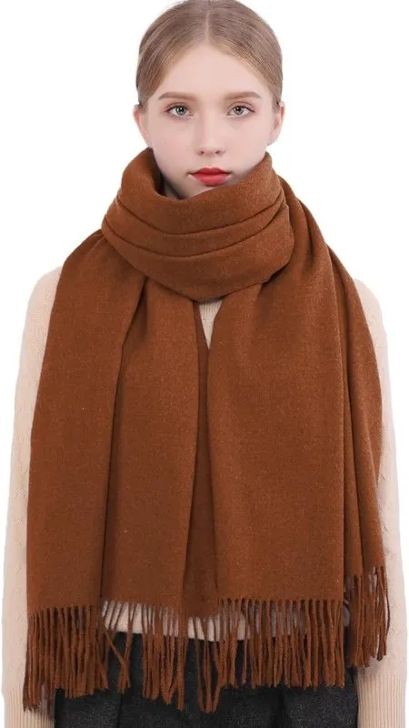 RIIQIICHY Ladies Scarves Pashmina Shawls and Wraps for Women Wedding Scarfs for Women Winter