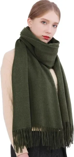 RIIQIICHY Ladies Scarves Pashmina Shawls and Wraps for Women Wedding Scarfs for Women Winter