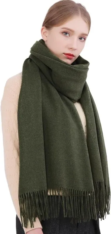 RIIQIICHY Ladies Scarves Pashmina Shawls and Wraps for Women Wedding Scarfs for Women Winter