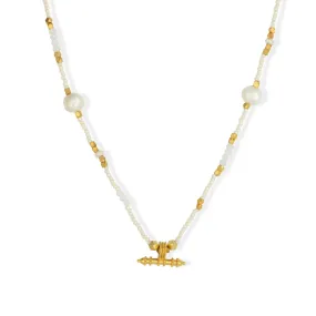 Sadie Necklace White