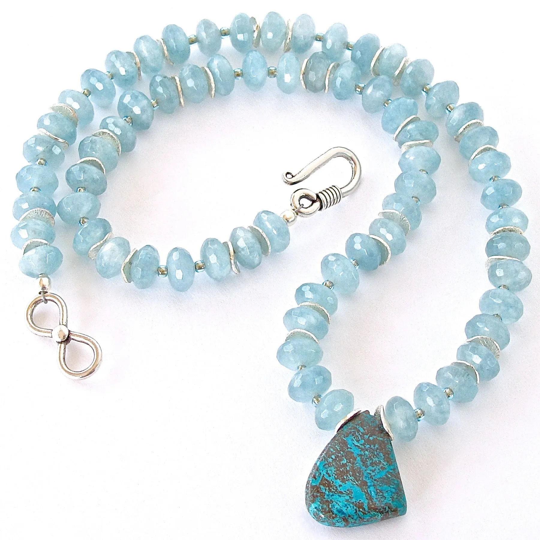 Sargasso: Blue Calcite Necklace