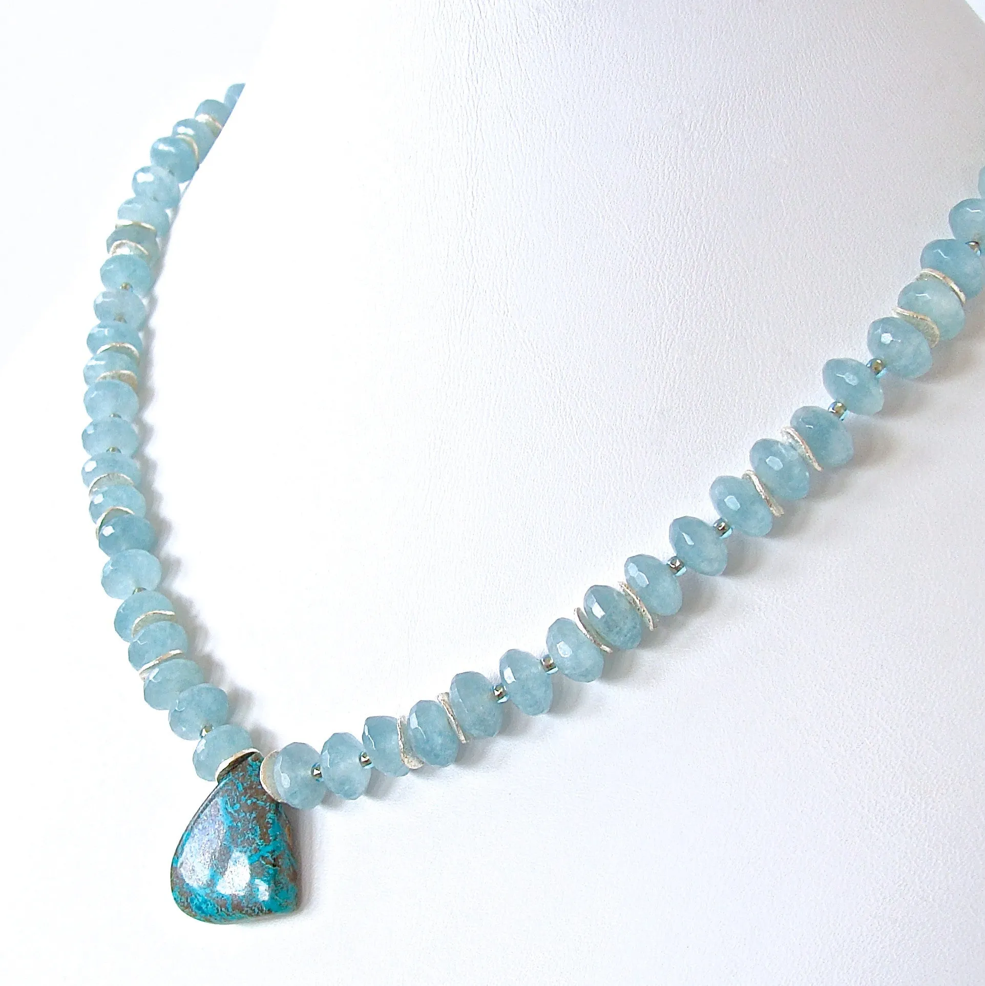 Sargasso: Blue Calcite Necklace