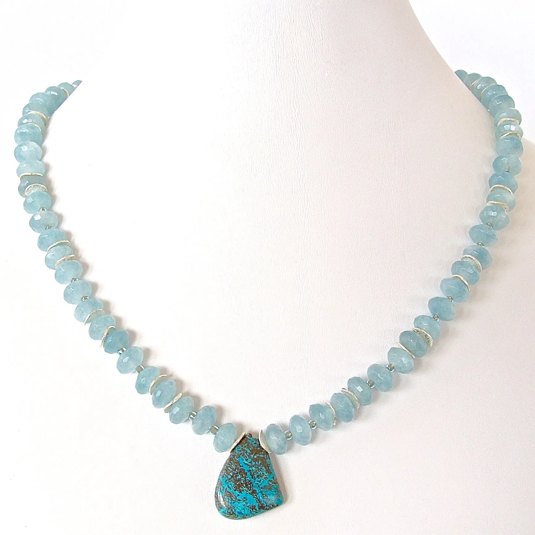 Sargasso: Blue Calcite Necklace
