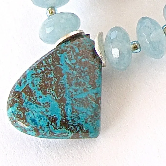 Sargasso: Blue Calcite Necklace