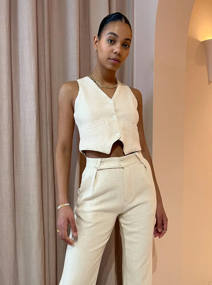 Savannah Morrow Kate Pant in Shell