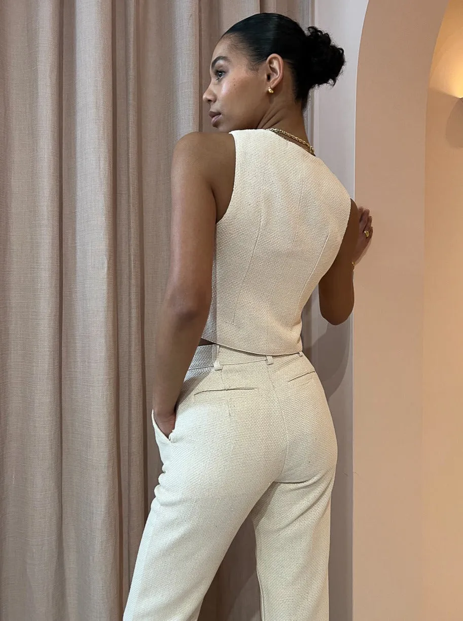 Savannah Morrow Kate Pant in Shell