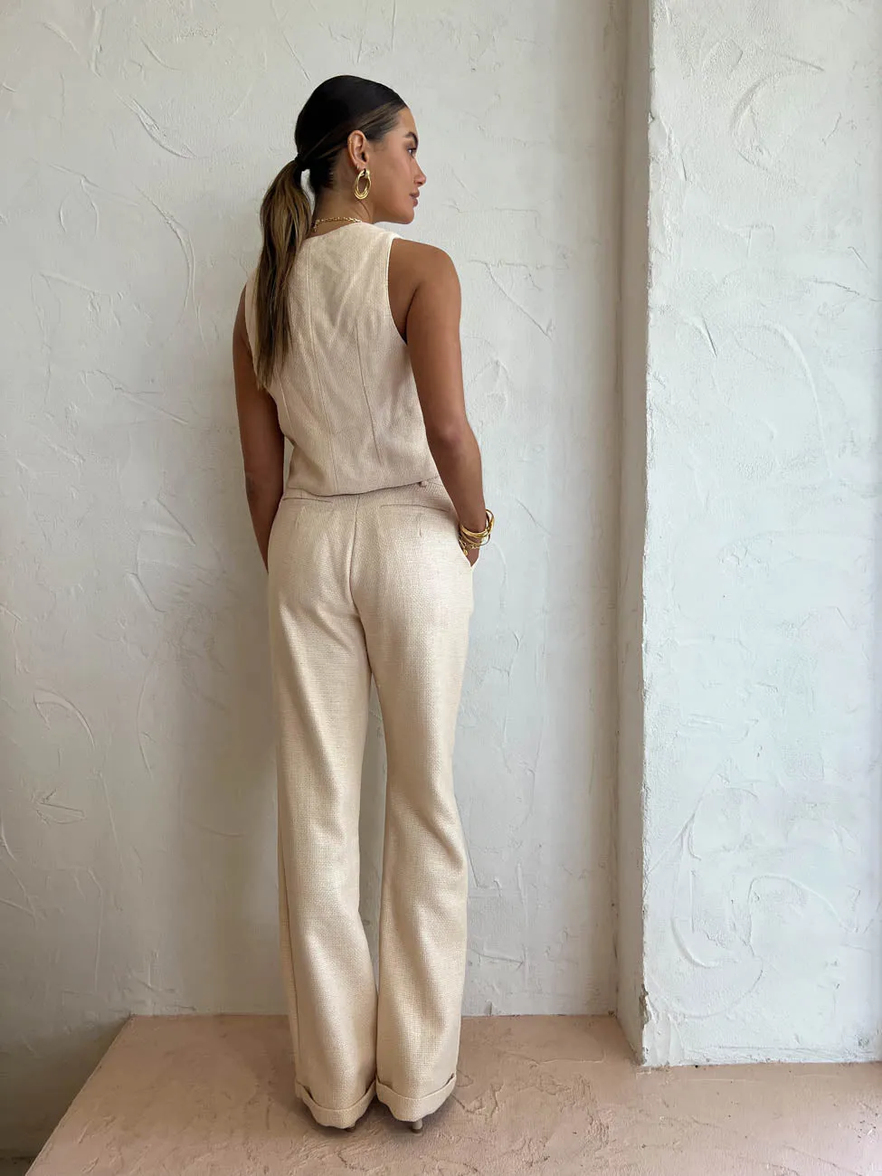 Savannah Morrow Kate Pant in Shell