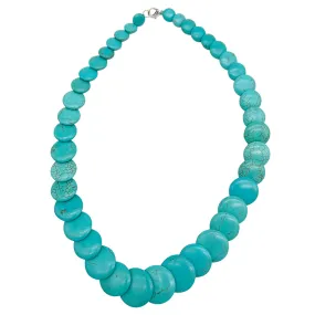 Scalloped Turquoise Necklace