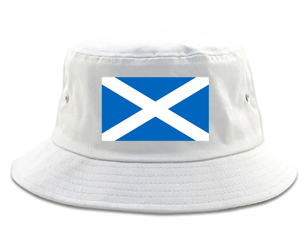 Scotland Flag Country Chest Mens Bucket Hat
